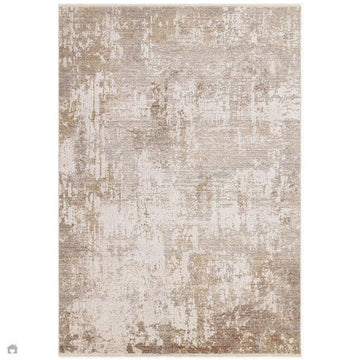 Seville 05 Nasrid Modern Abstract Distressed Hi-Low Textured Soft-Touch Space-Dyed Polyester Low Profile Short Pile Beige/Natural/Cream/Grey/Multi Rug-Asiatic Carpets-Rug Love - The Most Loved Rug Store